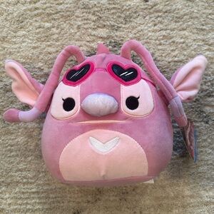 Pink Angel Stitch Squishmallows NWT